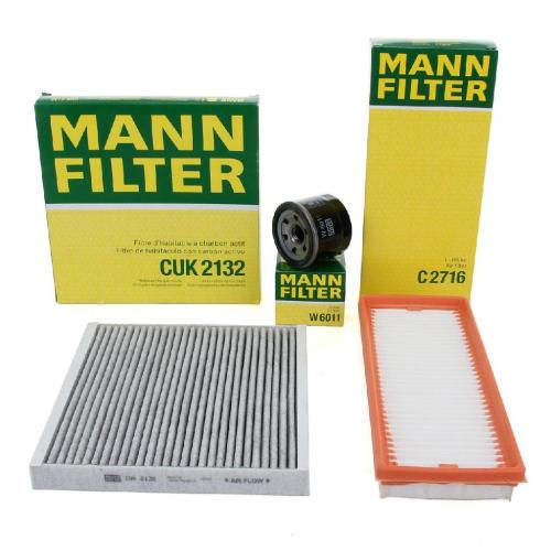MANN-FILTER Ölfilter W 6011 + Luftfilter C 2716/1 + Filter, Innenraumluft CUK 2132 Bild MANN-FILTER Ölfilter W 6011 + Luftfilter C 2716/1 + Filter, Innenraumluft CUK 2132