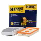 HENGST FILTER Filter, Innenraumluft E998LC + Luftfilter E601L + Ölfilter E320H01 D84