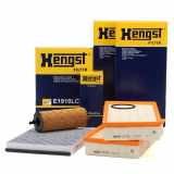 HENGST FILTER Luftfilter E732L + Filter, Innenraumluft E1910LC + Ölfilter E73H D134