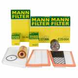 MANN-FILTER Luftfilter C 25 004 + Kraftstofffilter WK 820/1 + Ölfilter HU 821 x + Filter, Innenraumluft CU 3461 + Luftfilter C 27 006