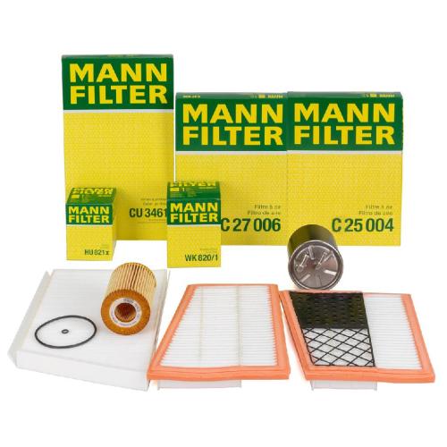 MANN-FILTER Luftfilter C 25 004 + Kraftstofffilter WK 820/1 + Ölfilter HU 821 x + Filter, Innenraumluft CU 3461 + Luftfilter C 27 006 Bild MANN-FILTER Luftfilter C 25 004 + Kraftstofffilter WK 820/1 + Ölfilter HU 821 x + Filter, Innenraumluft CU 3461 + Luftfilter C 27 006