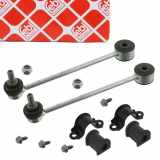 FEBI BILSTEIN Stange/Strebe, Stabilisator 27854 + Reparatursatz, Stabilisatorlager 44860