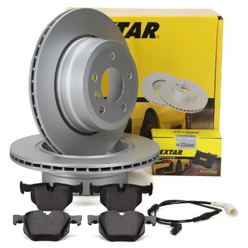 TEXTAR Bremsscheiben + Beläge + Sensor BMW 5er E60 525xi 530xi 525xd 530xd xDrive hinten Bild TEXTAR Bremsscheiben + Beläge + Sensor BMW 5er E60 525xi 530xi 525xd 530xd xDrive hinten
