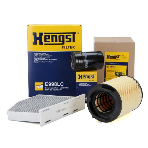 HENGST FILTER Filter, Innenraumluft E998LC + Luftfilter E482L + Ölfilter H14W27 Bild HENGST FILTER Filter, Innenraumluft E998LC + Luftfilter E482L + Ölfilter H14W27