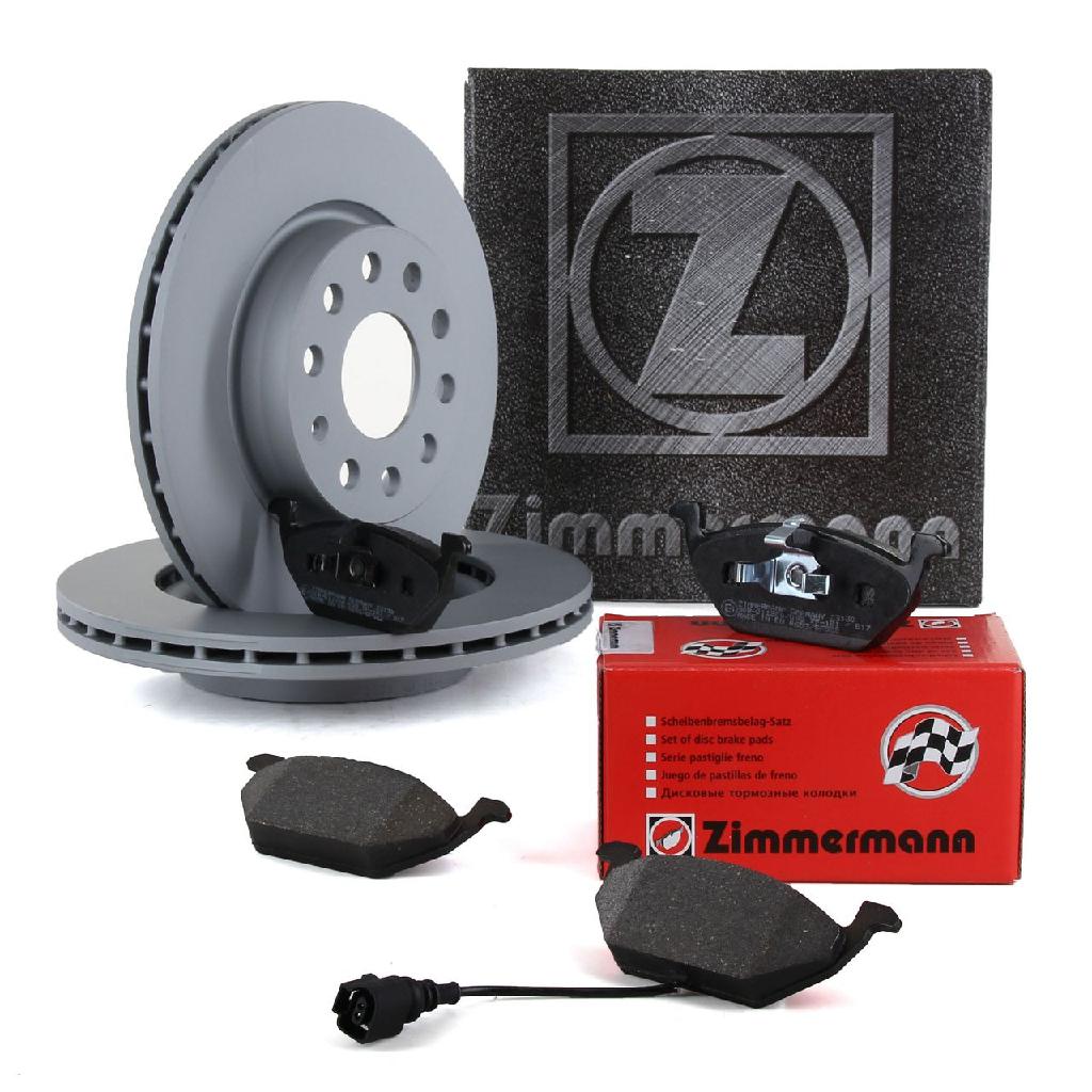 ZIMMERMANN Bremsbelagsatz, Scheibenbremse 23131.195.1 + Bremsscheibe 600.3233.20