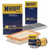 HENGST FILTER Filter, Innenraumluft E2904LC + Luftfilter E1144L + Ölfilter E818H D238