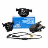 ATE Original Bremsbeläge + Sensor BMW 5er E60 520-530i 520-530d 6er E63 E64 630i hinten