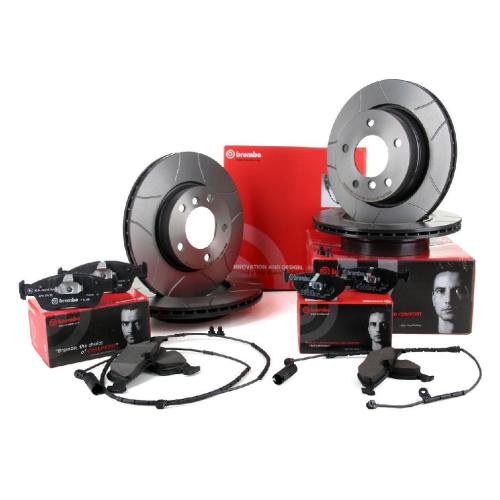Brembo MAX LINE Bremsscheiben + Beläge + Wako BMW 3er E46 316-323i 318/320d vorne + hinten Bild Brembo MAX LINE Bremsscheiben + Beläge + Wako BMW 3er E46 316-323i 318/320d vorne + hinten