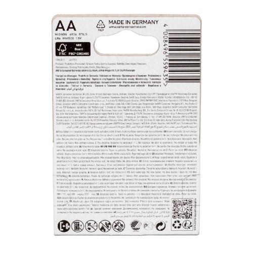 4x VARTA LONGLIFE POWER ALKALINE Batterie AA MIGNON 4906 LR6 MN1500 1,5V Bild 4x VARTA LONGLIFE POWER ALKALINE Batterie AA MIGNON 4906 LR6 MN1500 1,5V