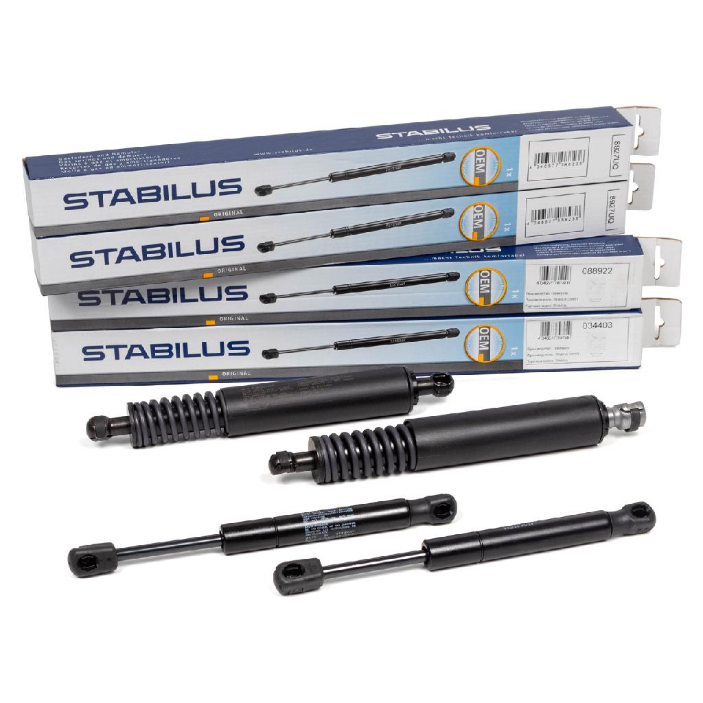 STABILUS Gasfeder, Heckscheibe 8927UQ + Gasfeder, Koffer-/Laderaum 034403 + Gasfeder, Koffer-/Laderaum 088922