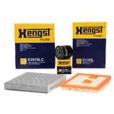 HENGST FILTER Ölfilter H317W01 + Luftfilter E1105L + Filter, Innenraumluft E3919LC