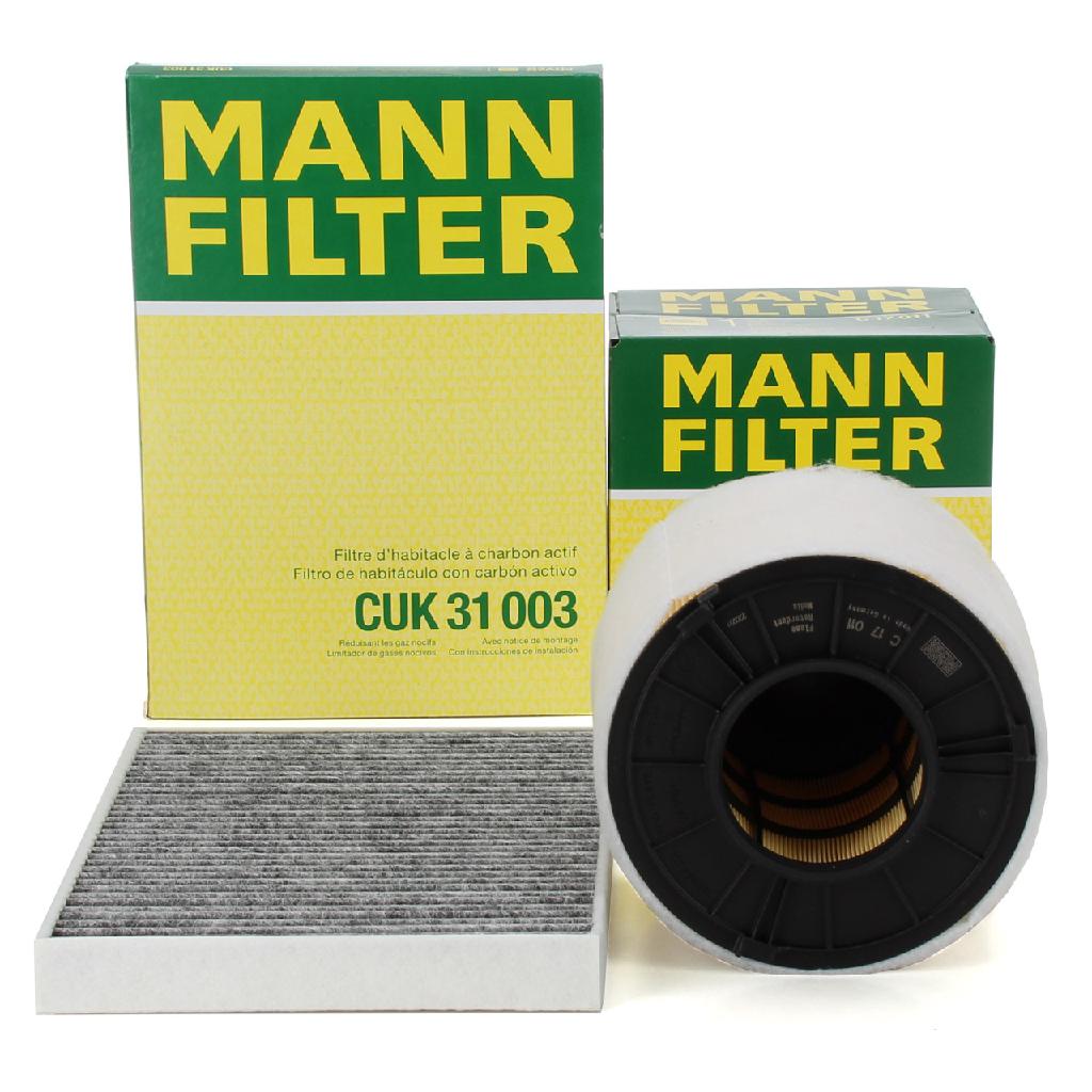 MANN Innenraumfilter + Luftfilter AUDI A4 (B9) A5 (F5) Q5 (FY) 2.0/30/35/40 TDI 122-204 PS Bild MANN Innenraumfilter + Luftfilter AUDI A4 (B9) A5 (F5) Q5 (FY) 2.0/30/35/40 TDI 122-204 PS