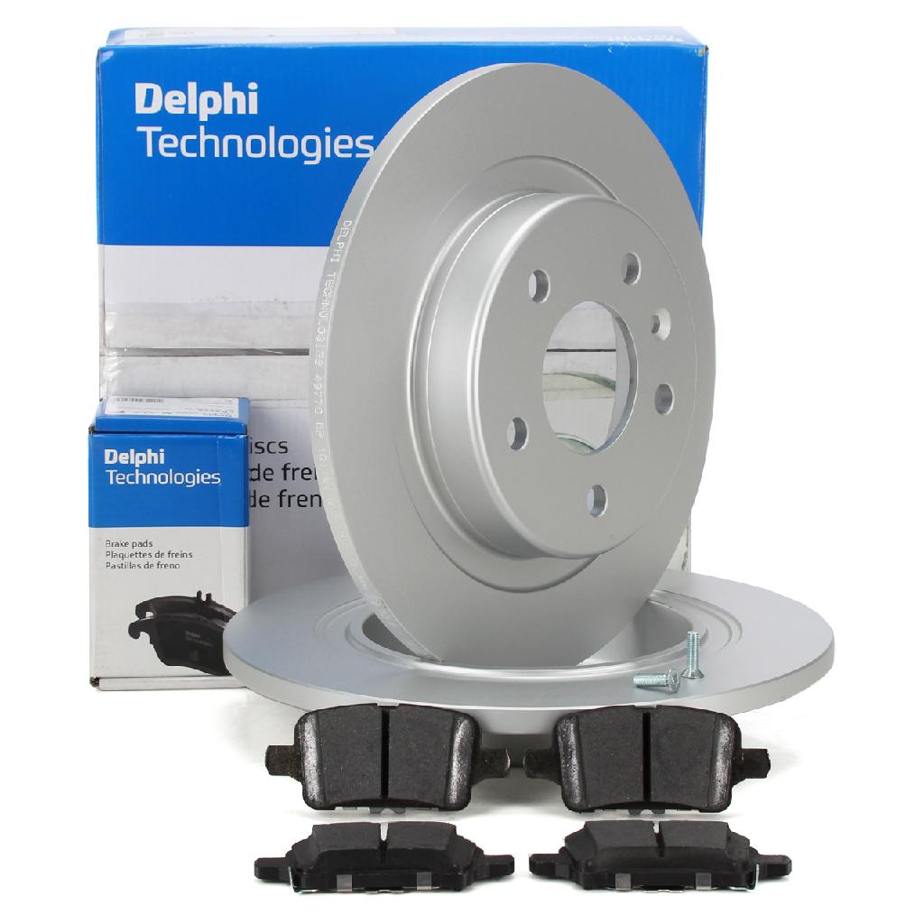 DELPHI Bremsbelagsatz, Scheibenbremse LP3372 + Bremsscheibe BG4977C