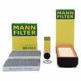 MANN-FILTER Filter, Innenraumluft CUK 2533-2 + Luftfilter C 37 009 + Ölfilter HU 6004 x