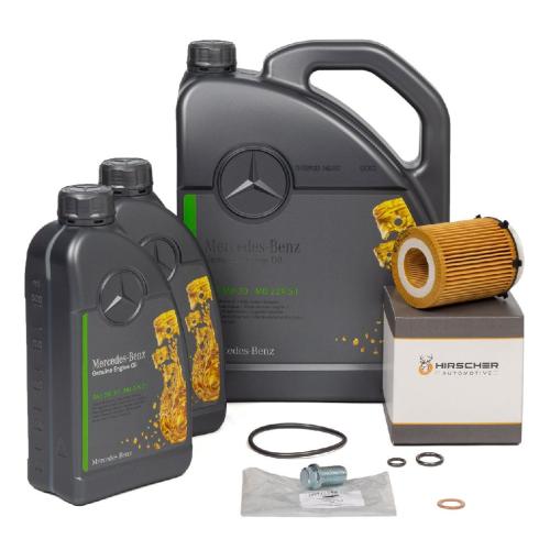 7L ORIGINAL Mercedes Motoröl Öl 5W-30 MB 229.51 + HIRSCHER Ölfilter 2701800109 Bild 7L ORIGINAL Mercedes Motoröl Öl 5W-30 MB 229.51 + HIRSCHER Ölfilter 2701800109