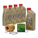 5 Liter CASTROL Edge Motoröl ÖL 5W30 M BMW Longlife-04 + MANN Ölfilter HU816x