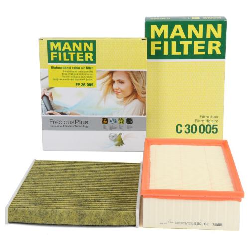 MANN-FILTER Luftfilter C 30 005 + Filter, Innenraumluft FP 26 009 Bild MANN-FILTER Luftfilter C 30 005 + Filter, Innenraumluft FP 26 009