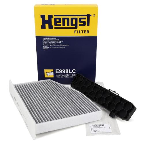 HENGST Innenraumfilter Aktivkohle + Abdeckung VW Golf 5 6 Passat B6 B7 Tiguan AUDI A3 8P Bild HENGST Innenraumfilter Aktivkohle + Abdeckung VW Golf 5 6 Passat B6 B7 Tiguan AUDI A3 8P