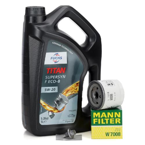 5L FUCHS TITAN SUPERSYN F ECO-B 5W20 Motoröl Öl + MANN W7008 Ölfilter FORD MAZDA VOLVO Bild 5L FUCHS TITAN SUPERSYN F ECO-B 5W20 Motoröl Öl + MANN W7008 Ölfilter FORD MAZDA VOLVO
