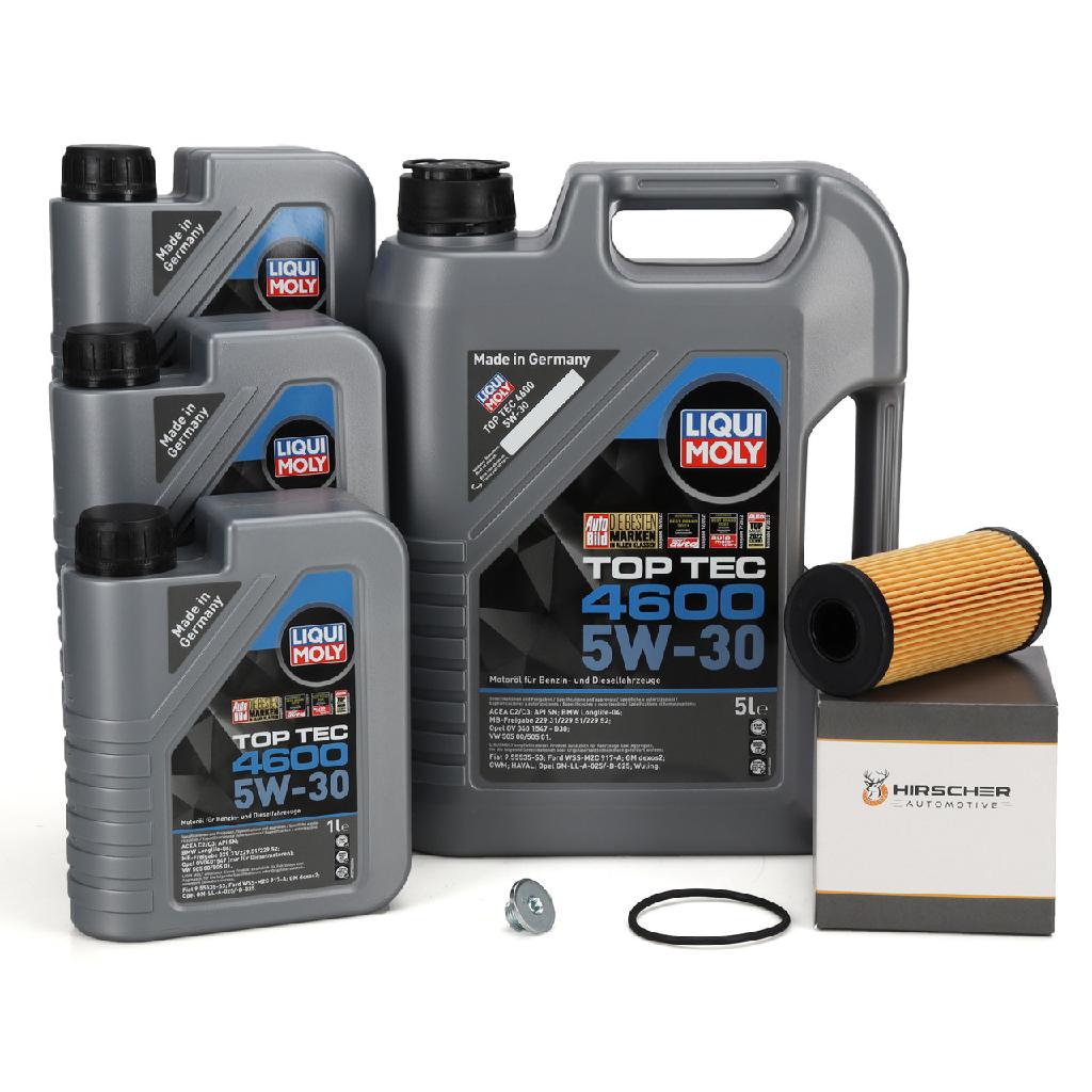 8L LIQUI MOLY 5W30 Motoröl + HIRSCHER Ölfilter NISSAN OPEL RENAULT 1.9-2.5 D
