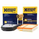 HENGST FILTER Luftfilter E321L + Ölfilter E11H D57 + Filter, Innenraumluft E914LC