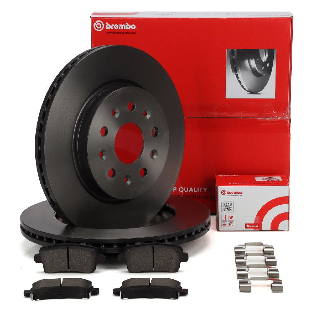 BREMBO Bremsbelagsatz, Scheibenbremse P 59 060 + Bremsscheibe 09.A972.11