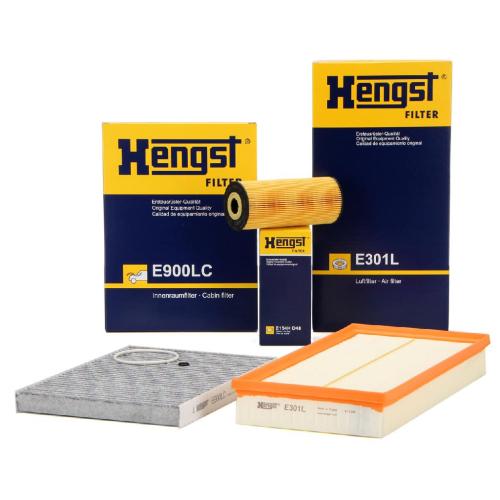 HENGST FILTER Luftfilter E301L + Ölfilter E154H D48 + Filter, Innenraumluft E900LC Bild HENGST FILTER Luftfilter E301L + Ölfilter E154H D48 + Filter, Innenraumluft E900LC