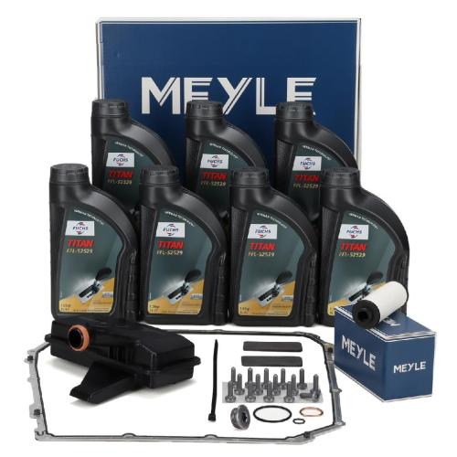 MEYLE Ölwechsel Satz 7-Gang DSG DL501 + 7L FUCHS Getriebeöl AUDI A4 B8 A5 A6 C7 A7 Q5 8R Bild MEYLE Ölwechsel Satz 7-Gang DSG DL501 + 7L FUCHS Getriebeöl AUDI A4 B8 A5 A6 C7 A7 Q5 8R