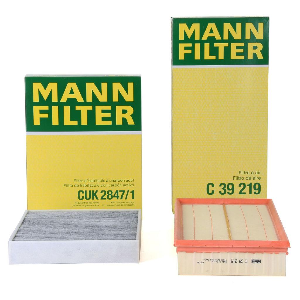 MANN-FILTER Filter, Innenraumluft CUK 2847/1 + Luftfilter C 39 219