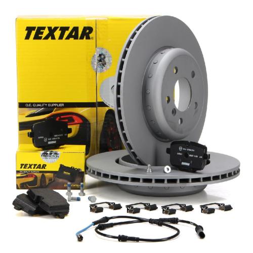 TEXTAR Bremsscheiben + Bremsbeläge + Wako BMW 5er F10 6er F12 F13 F6 hinten Bild TEXTAR Bremsscheiben + Bremsbeläge + Wako BMW 5er F10 6er F12 F13 F6 hinten