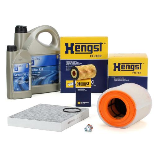 HENGST Filterset + 6L ORIGINAL 5W30 dexos2 Motoröl OPEL Astra K 1.6 Turbo 200 PS Bild HENGST Filterset + 6L ORIGINAL 5W30 dexos2 Motoröl OPEL Astra K 1.6 Turbo 200 PS