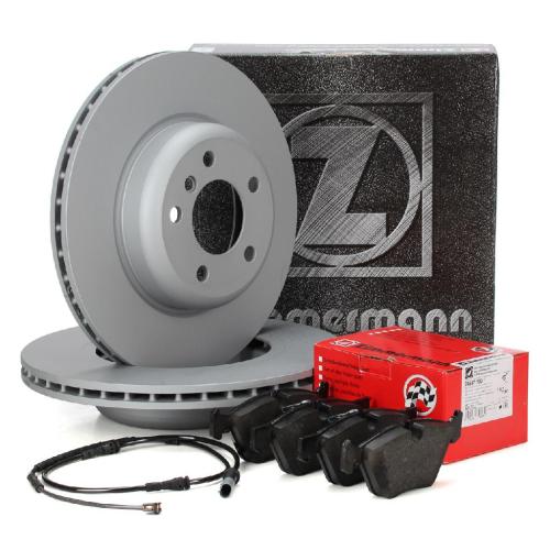 ZIMMERMANN Bremsscheiben + Bremsbeläge + Sensor BMW 5er F10 F11 520i 523i 518d 520d vorne Bild ZIMMERMANN Bremsscheiben + Bremsbeläge + Sensor BMW 5er F10 F11 520i 523i 518d 520d vorne