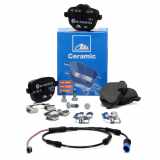 ATE Ceramic Bremsbeläge + Warnsensor BMW 5er G30 G31 6er GT G32 ohne Sportpaket hinten
