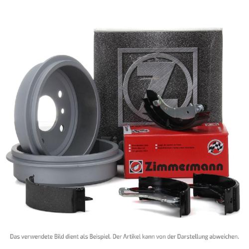 ZIMMERMANN Bremsbackensatz 10990.155.7 + Bremstrommel 430.1787.20 Bild ZIMMERMANN Bremsbackensatz 10990.155.7 + Bremstrommel 430.1787.20
