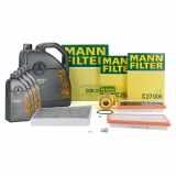 MANN Filterset 3-tlg + 9L ORIGINAL 5W30 Motoröl MERCEDES W211 S211 E280CDI OM642 190 PS