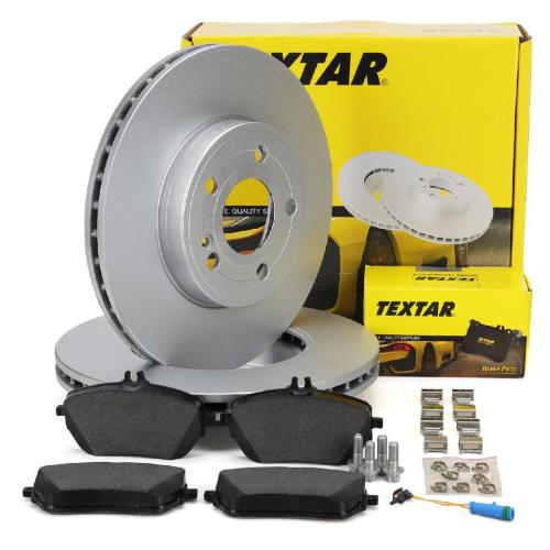 TEXTAR Bremsscheiben + Beläge + Sensor MERCEDES W/V177 W247 C/A218 ohne Sportpaket vorne Bild TEXTAR Bremsscheiben + Beläge + Sensor MERCEDES W/V177 W247 C/A218 ohne Sportpaket vorne