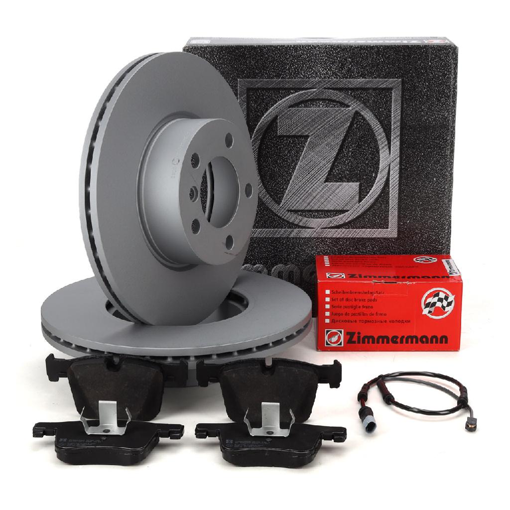 ZIMMERMANN Bremsscheiben Beläge Wako BMW 2er F22/23 228i 230i 3er F30-34 4er F32-36 vorne