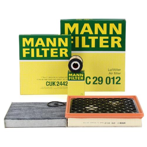 MANN-FILTER Filter, Innenraumluft CUK 2442 + Luftfilter C 29 012 + Ölfilter HU 6019 z Bild MANN-FILTER Filter, Innenraumluft CUK 2442 + Luftfilter C 29 012 + Ölfilter HU 6019 z