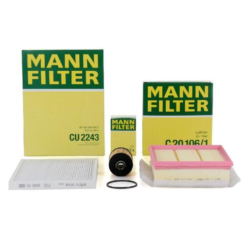 MANN Filterset Filterpaket 3-tlg OPEL Corsa D 1.3 CDTI A13DTC 75 PS ab 07.2010 + 95 PS Bild MANN Filterset Filterpaket 3-tlg OPEL Corsa D 1.3 CDTI A13DTC 75 PS ab 07.2010 + 95 PS