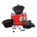 BREMBO P50141 Bremsbeläge + Wako MERCEDES E-KLASSE W213 S213 CLS C257 hinten