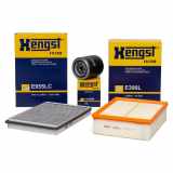 HENGST FILTER Filter, Innenraumluft E955LC + Ölfilter H24W04 + Luftfilter E399L