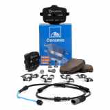 ATE Ceramic Bremsbeläge + Warnsensor BMW 5er F10 535-550i 525-M550d 6er F12 F13 F06 hinten