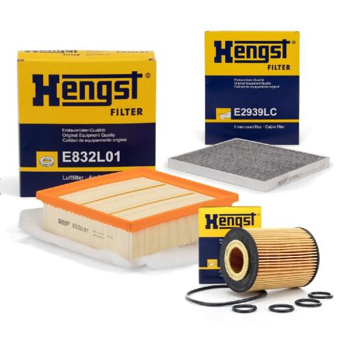 HENGST FILTER Filter, Innenraumluft E2939LC + Luftfilter E832L01 + Ölfilter E22H D190 Bild HENGST FILTER Filter, Innenraumluft E2939LC + Luftfilter E832L01 + Ölfilter E22H D190