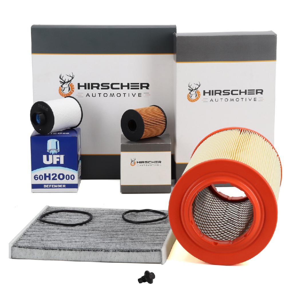 HIRSCHER Filterset 4-tlg CITROEN Jumper FIAT Ducato 250 PEUGEOT Boxer 2.2 D bis 09.2013