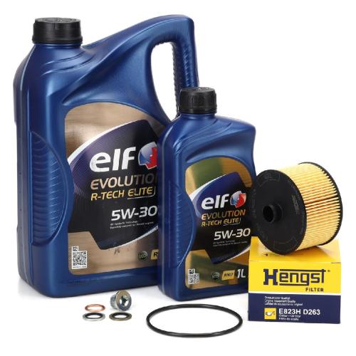 FA1 Verschlussschraube, Ölwanne 518.471.021 ELF Motoröl 217612 + Motoröl 217610 HENGST FILTER Ölfilter E823H D263 Bild FA1 Verschlussschraube, Ölwanne 518.471.021 ELF Motoröl 217612 + Motoröl 217610 HENGST FILTER Ölfilter E823H D263