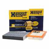 HENGST FILTER Filter, Innenraumluft E5967LC + Luftfilter E1144L + Ölfilter E818H D238