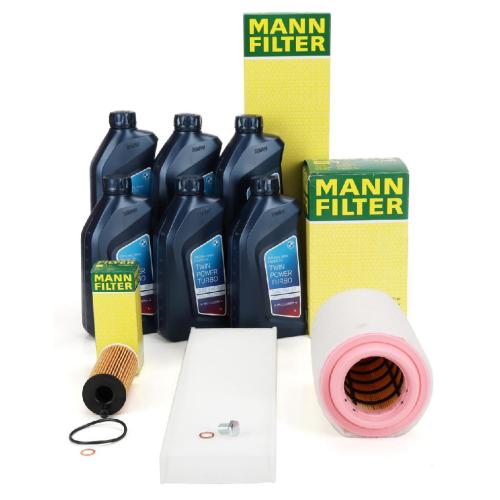 MANN Filterset 3-tlg + 6L ORIGINAL 5W30 Motoröl MINI R56 R55 R57 R58 R60 R61 R59 N47 Bild MANN Filterset 3-tlg + 6L ORIGINAL 5W30 Motoröl MINI R56 R55 R57 R58 R60 R61 R59 N47
