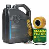 5L ORIGINAL Motoröl 5W40 + Schraube + MANN HU10002z Ölfilter SMART ForTwo ForFour 453 0.9
