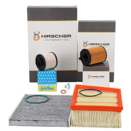 HIRSCHER Filterset Filterpaket 4-tlg FORD Fiesta 7 MK7 Tourneo / Transit Courier 1.5 TDCi Bild HIRSCHER Filterset Filterpaket 4-tlg FORD Fiesta 7 MK7 Tourneo / Transit Courier 1.5 TDCi