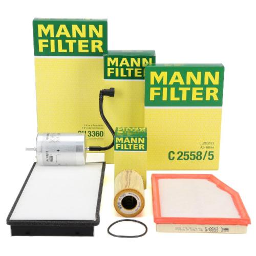 MANN Filterset Filterpaket 4-tlg PORSCHE Boxster (986) 2.5 2.7 S 3.2 204-266 PS Bild MANN Filterset Filterpaket 4-tlg PORSCHE Boxster (986) 2.5 2.7 S 3.2 204-266 PS